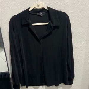 Vibe Charcoal Long Sleeve Top